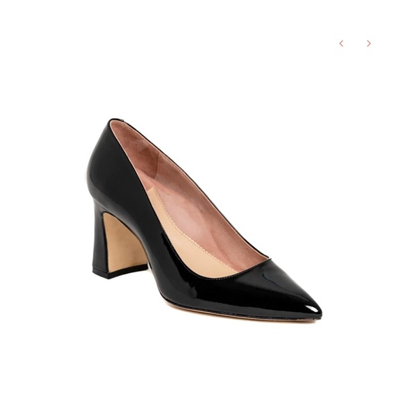 Ally Black Patent Block Heel Pumps **FREE SHIPPING** - Picture 2 of 11